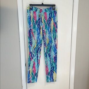 Lilly Pulitzer Light As A Feather Lola Pull On Pants Size Medium